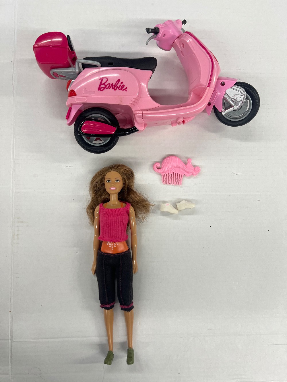 Barbie with Scooter