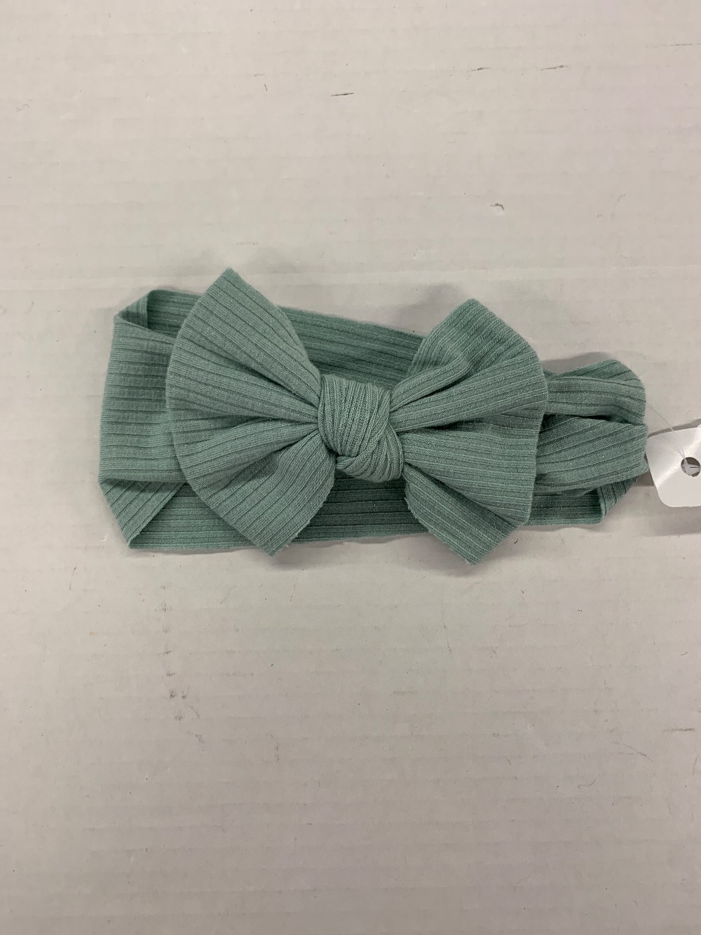 Sage Green Bow Head Wrap