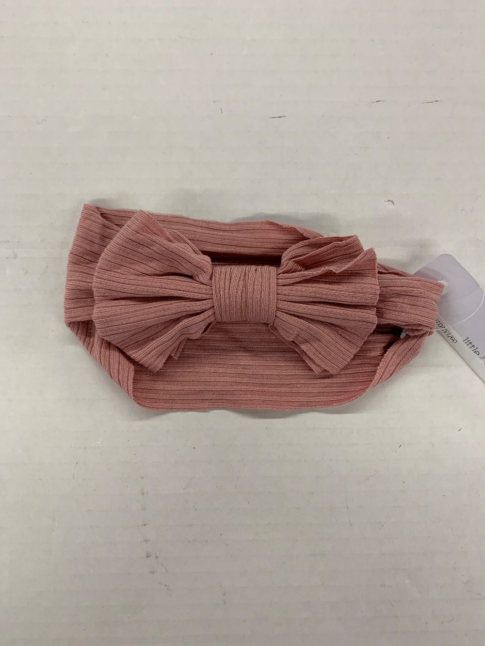 Dusty Rose Bow Head Wrap