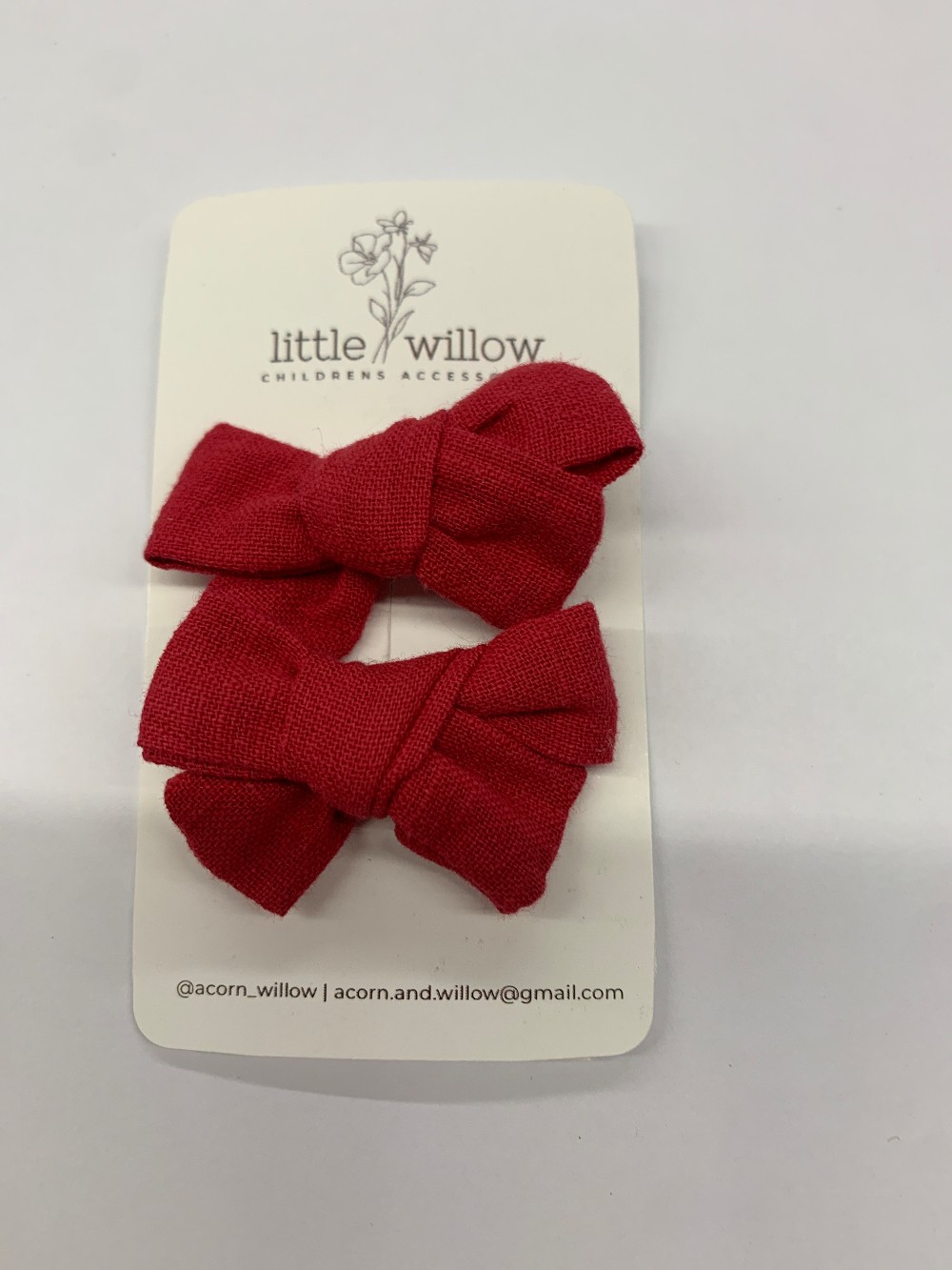 Red 2pk. Clips