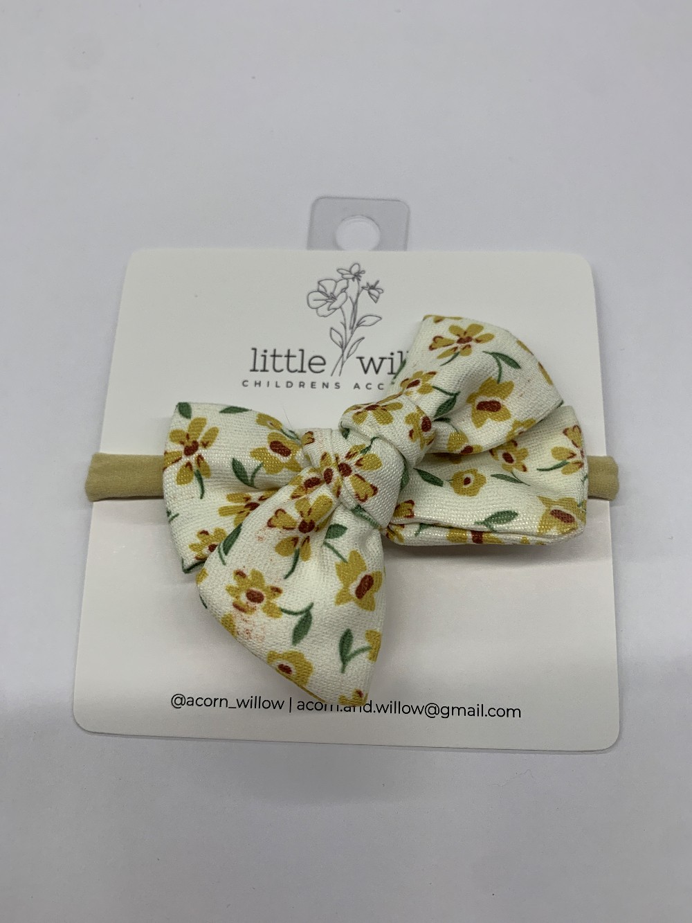 Floral Bow Headband
