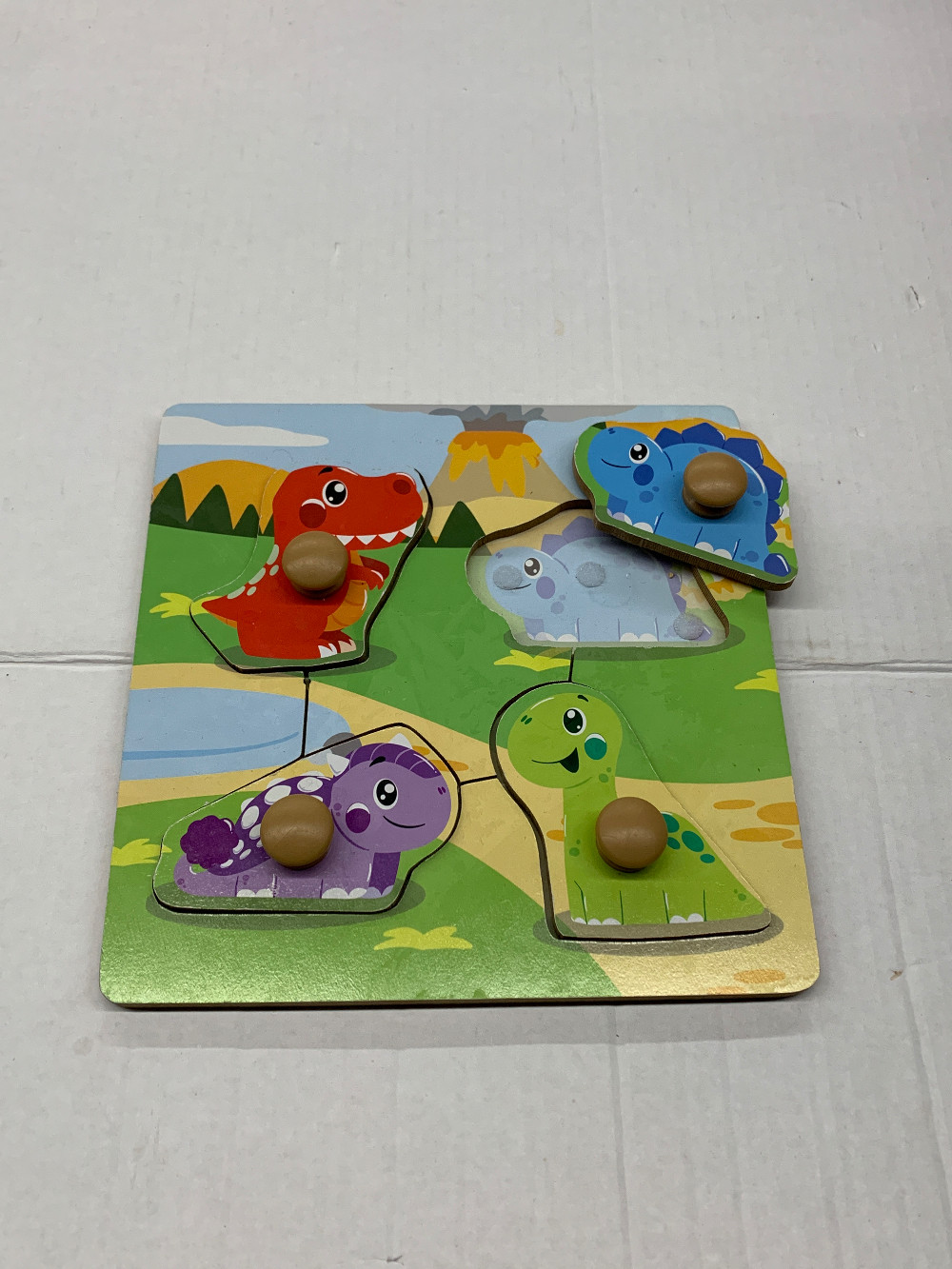4pc Dino Puzzle
