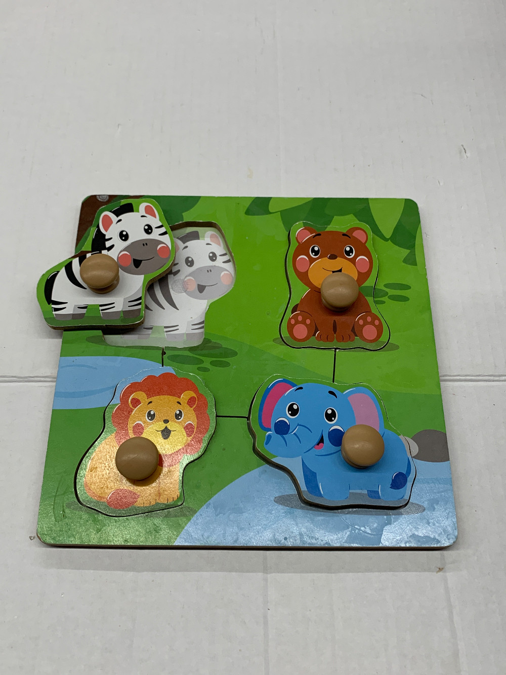 4pc Animal Puzzle