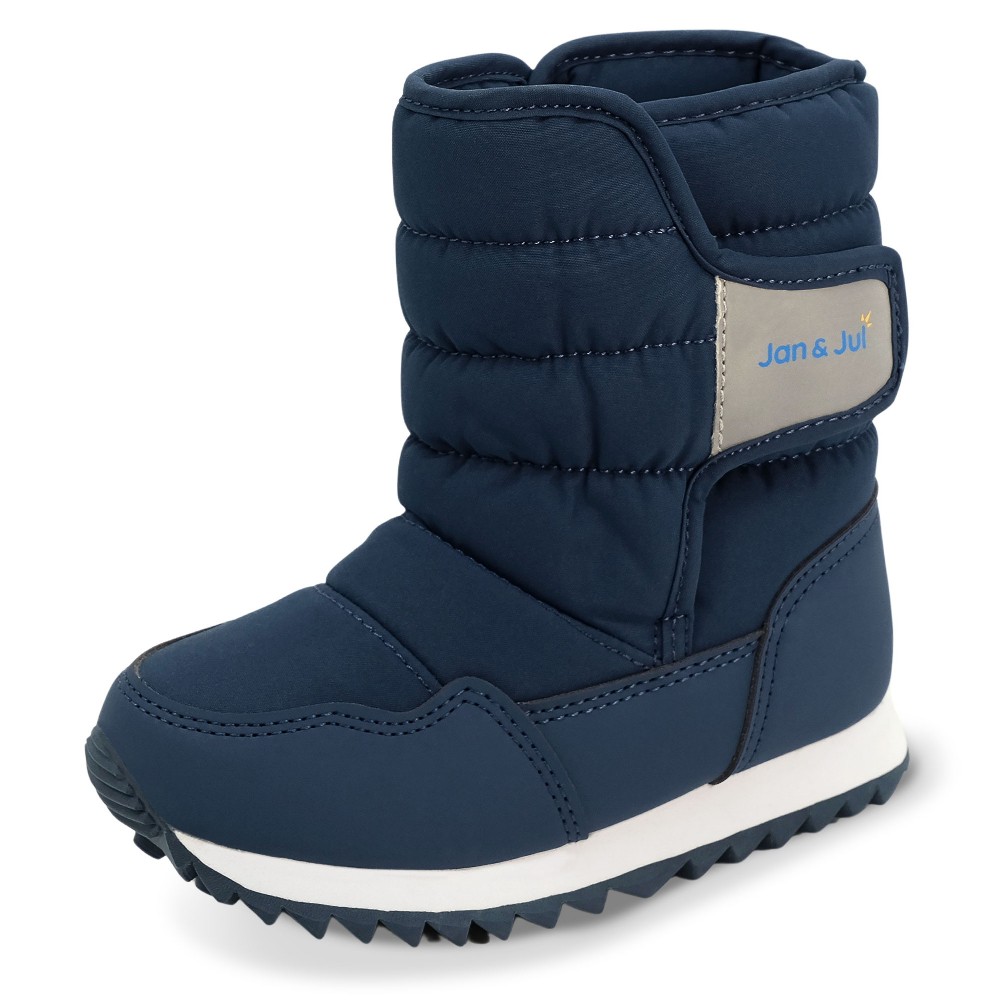 Dark Navy Puffy Boots