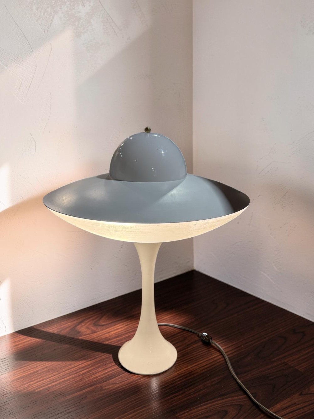 Rare Midcentury White Spaceship - UFO Lamp