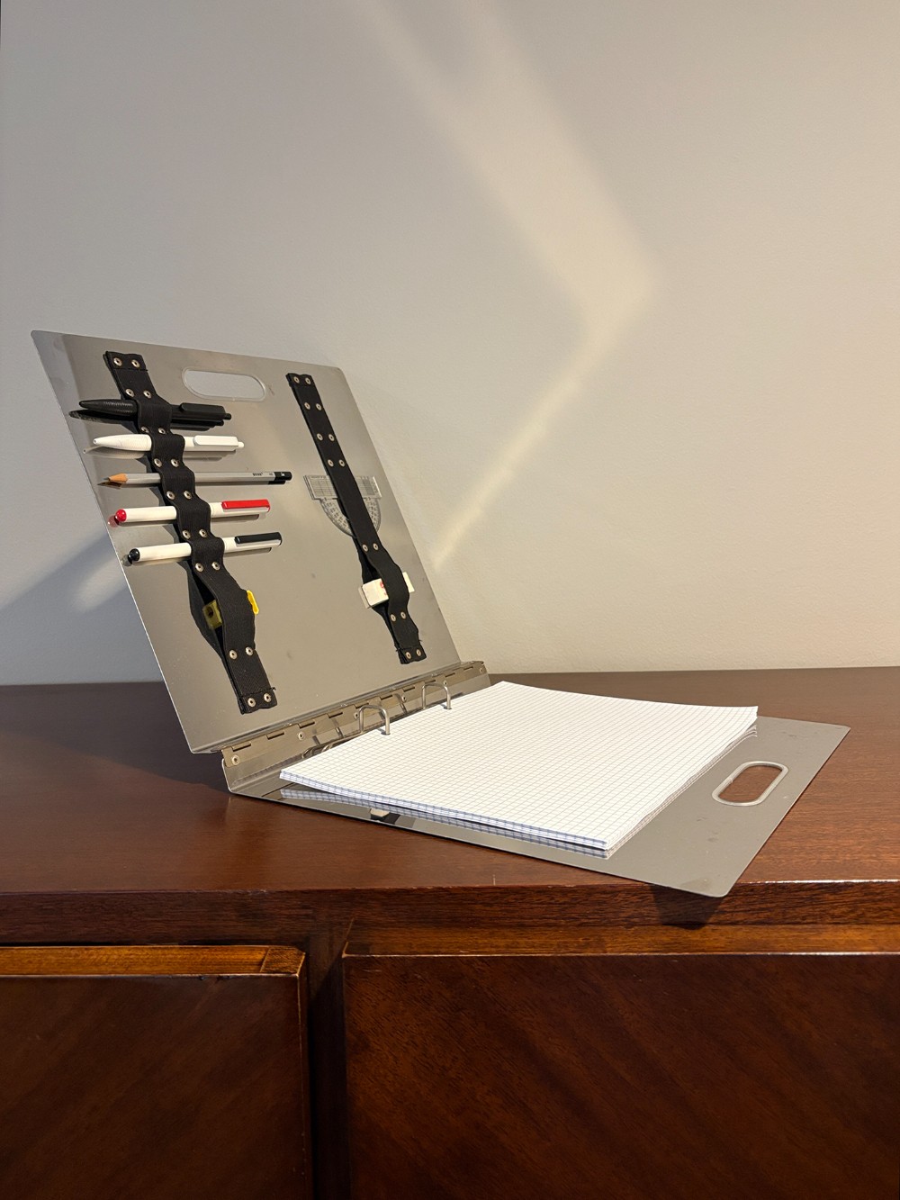 RARE - Vintage Stainless Steel Binder 1980s