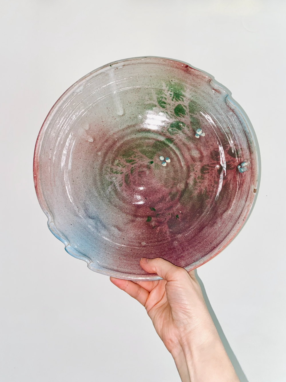 Studio Pottery Platter, Unique