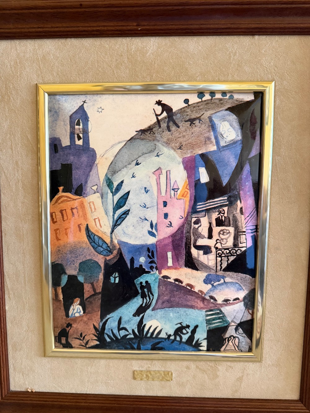 Salvador Dali Framed Plaque