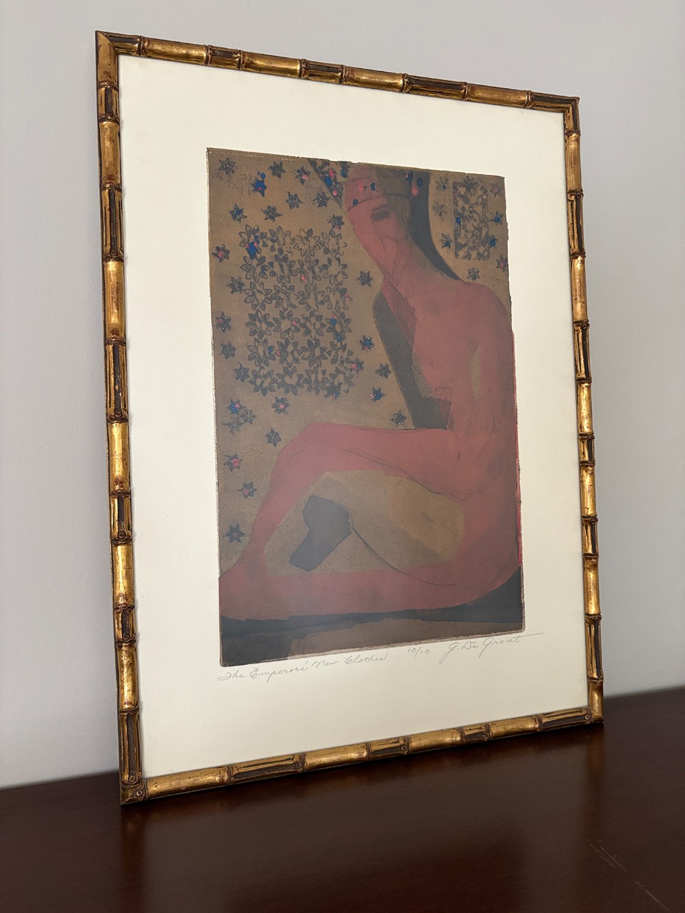The Emperor's New Clothes, Color Etching.