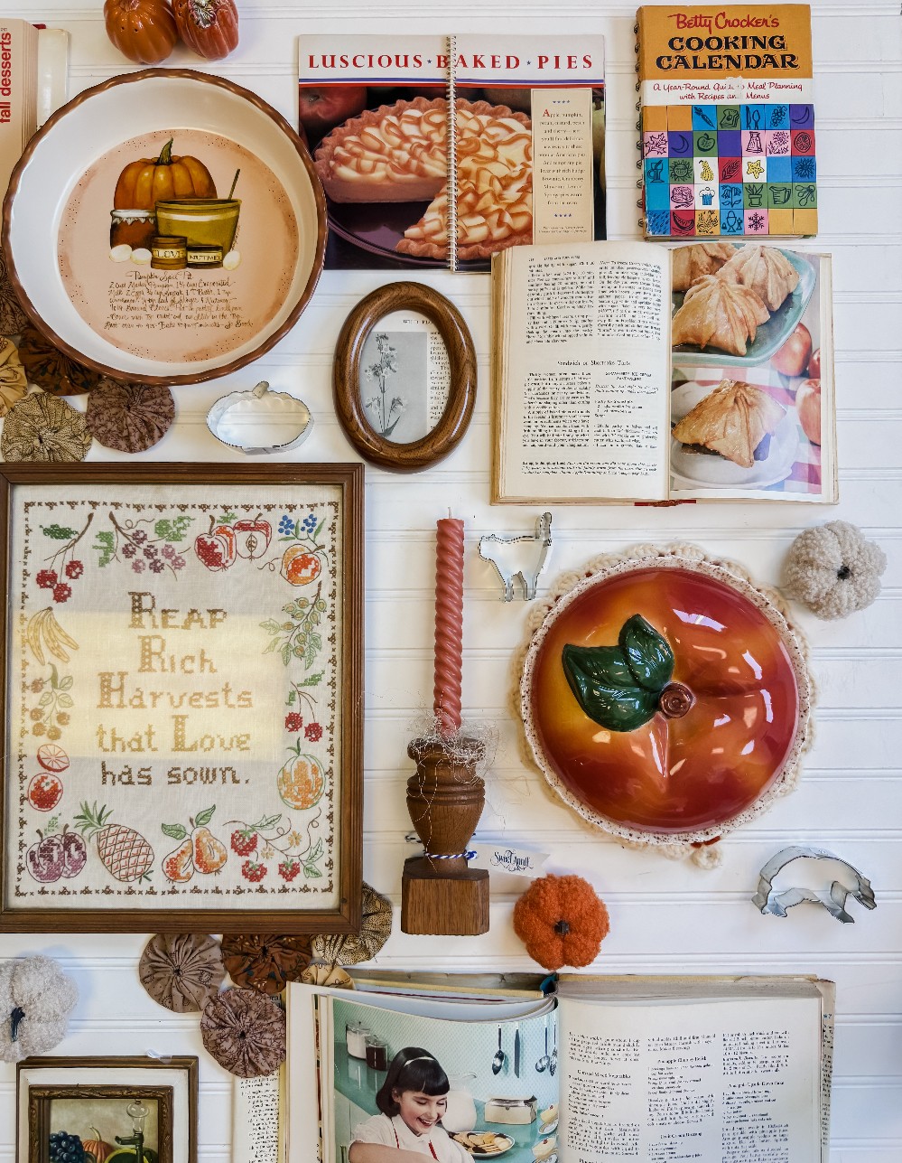 Peach Pie Plate & Lid