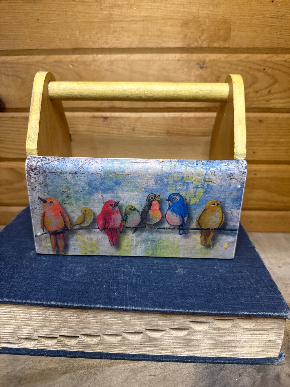 Wood Bird Caddy