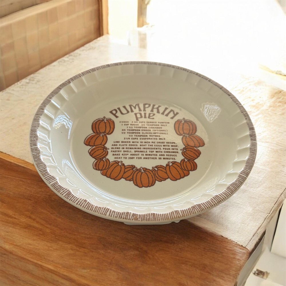 Pumpkin Pie Plate