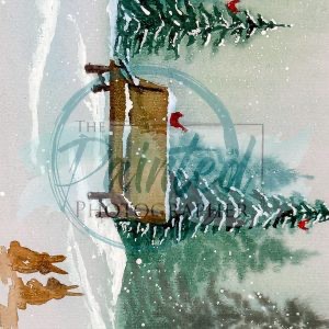 Winter Gathering Rice Paper
