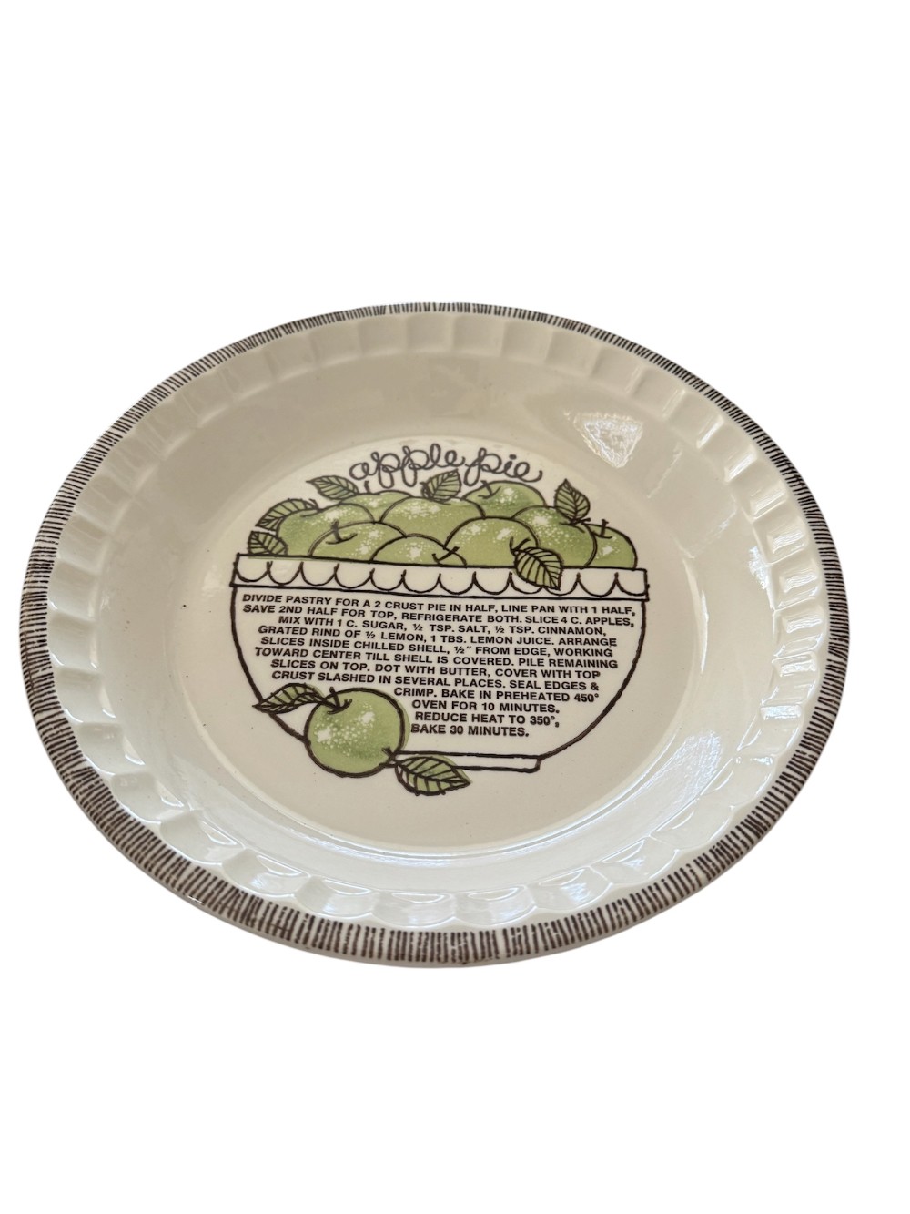 Apple Pie Plate