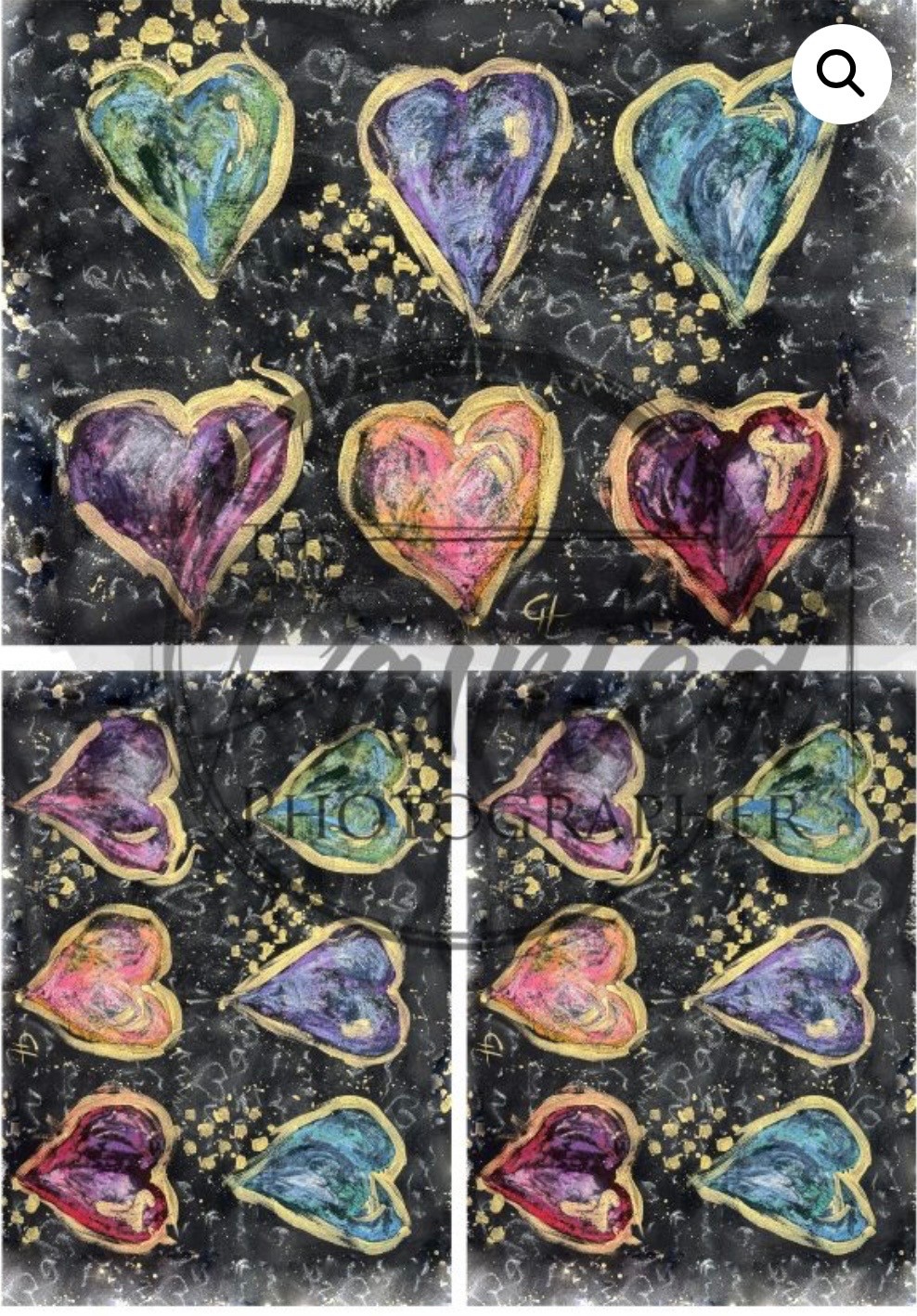 Multiple Garden Glow Rice Paper