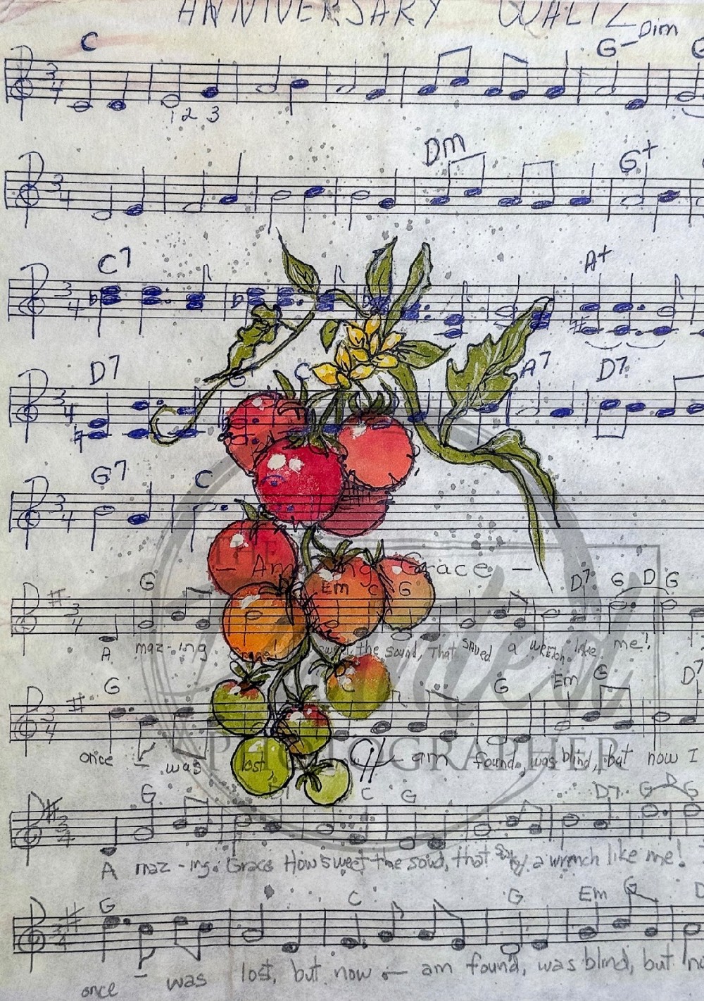 My Song, Her Garden Rice Paper