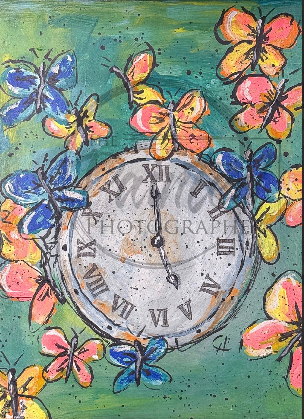 Time Takes Flight Rice Paper