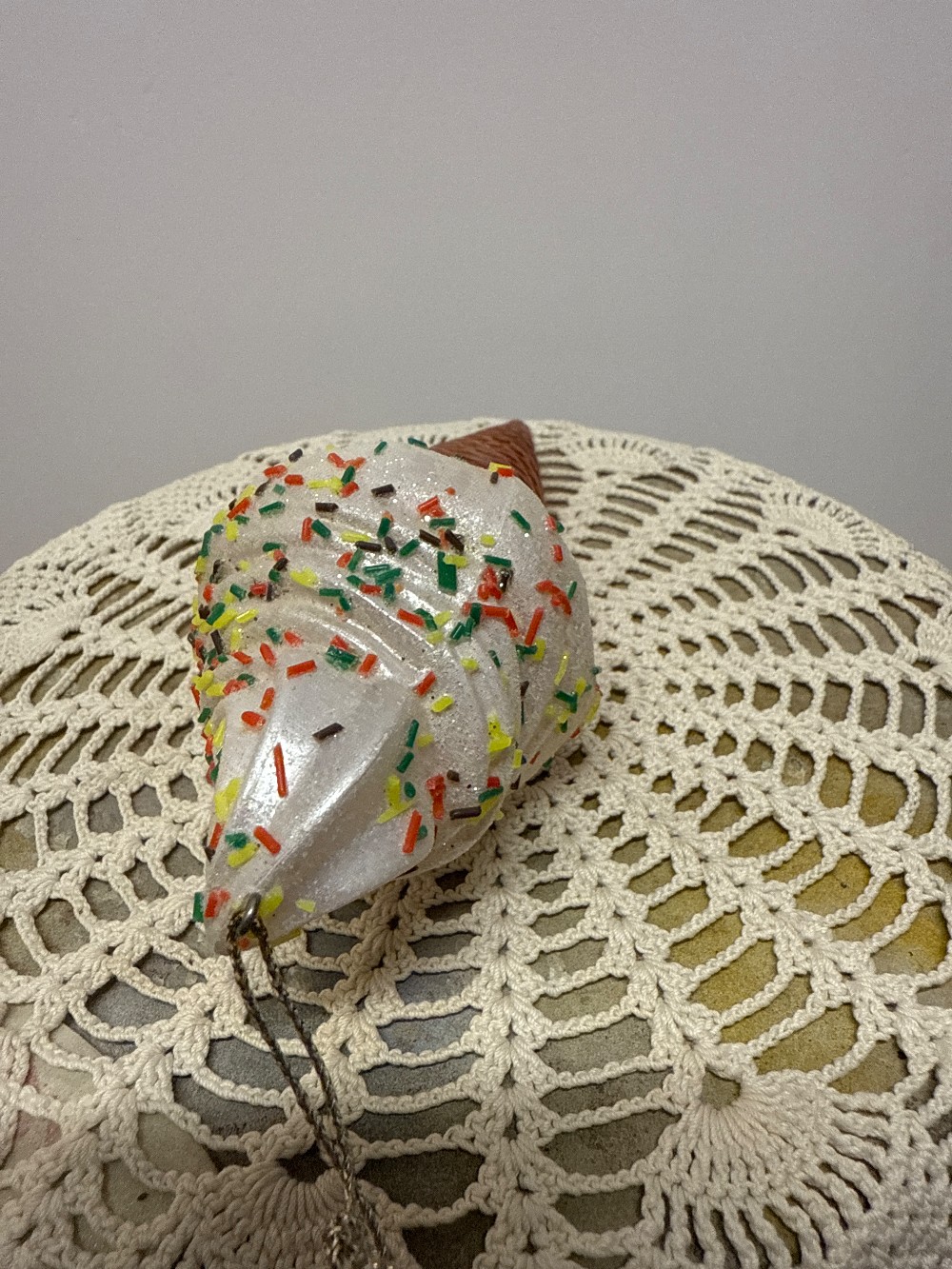 4508 - Fun Ice-Cream Waffle Cone Ornament
