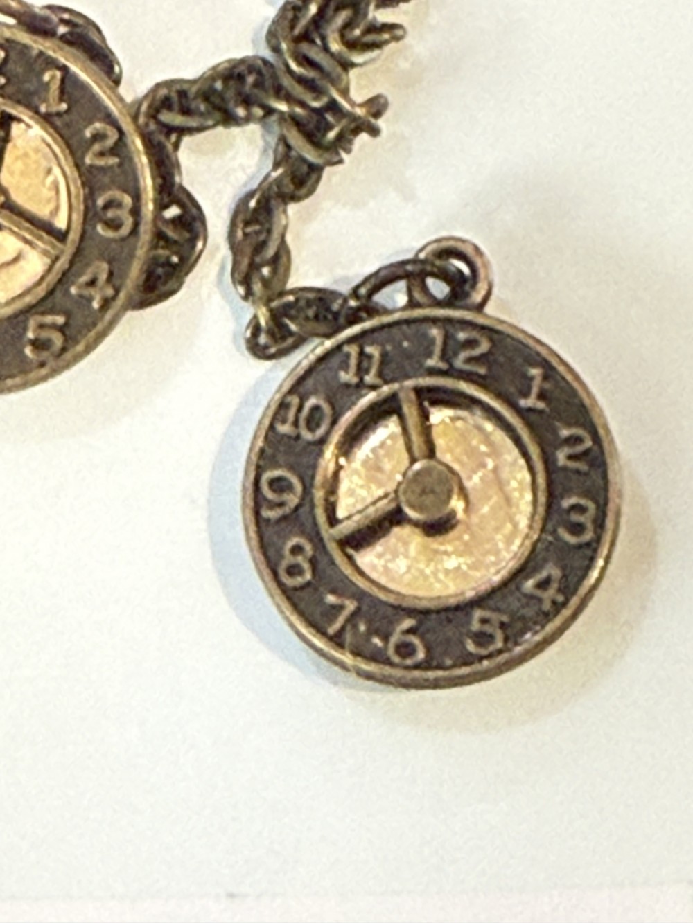 Sweater Pins - Clock Pocket Watch Face Bronze