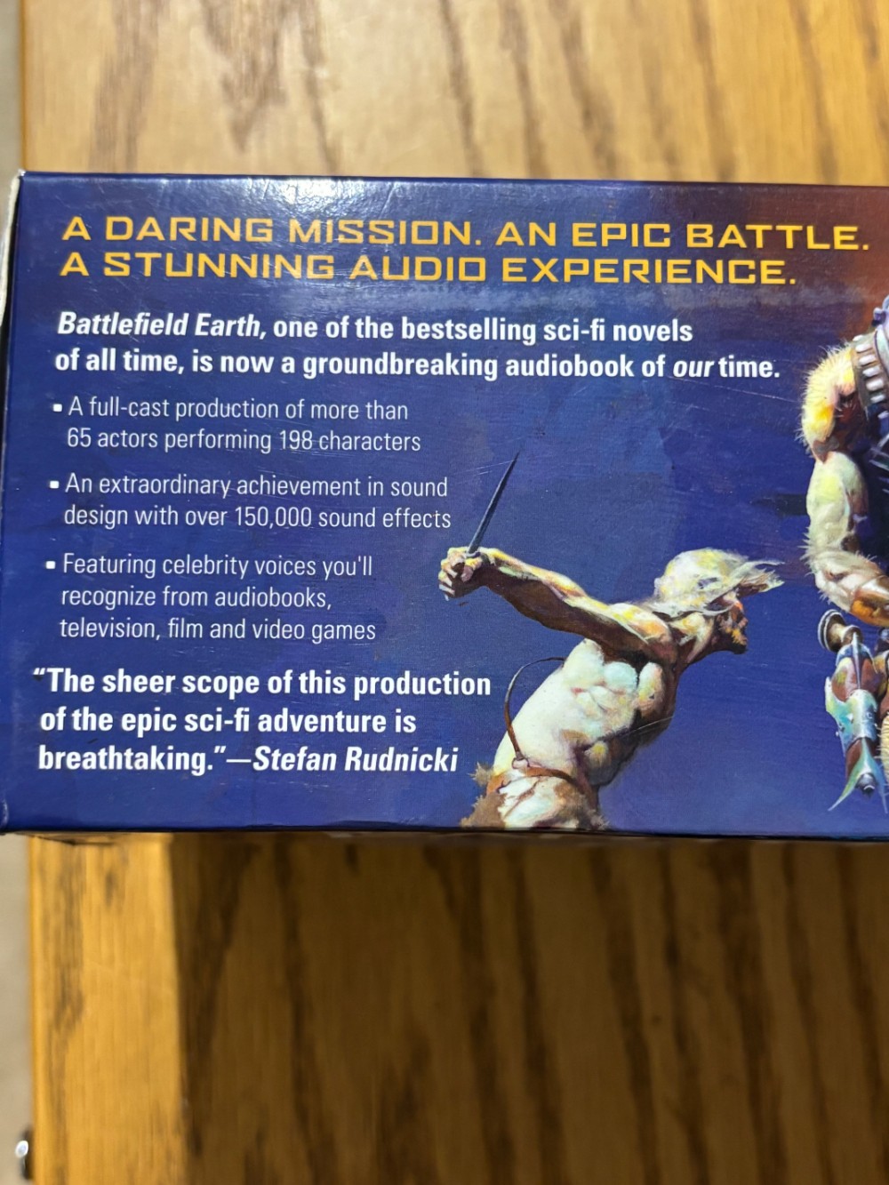Audiobook Battlefield Earth L Ron Hubbard Unabridged 44 CD Full Cast HD Audio