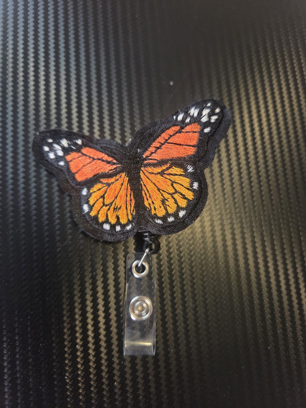 Butterfly Retractable Badge Reel