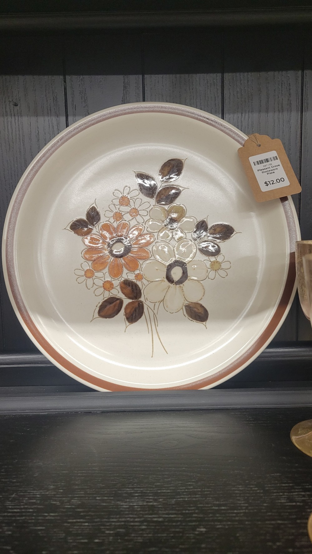 Pleasant Grove Stoneware Plate