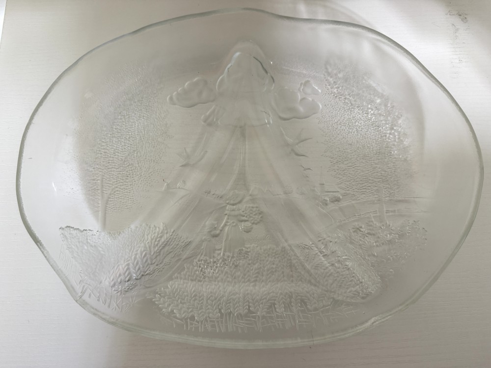 Mikasa walther glass divided dish