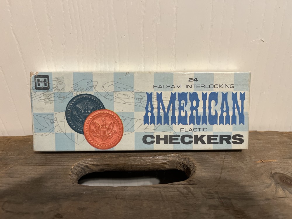 Vtg Halsam American Checkers