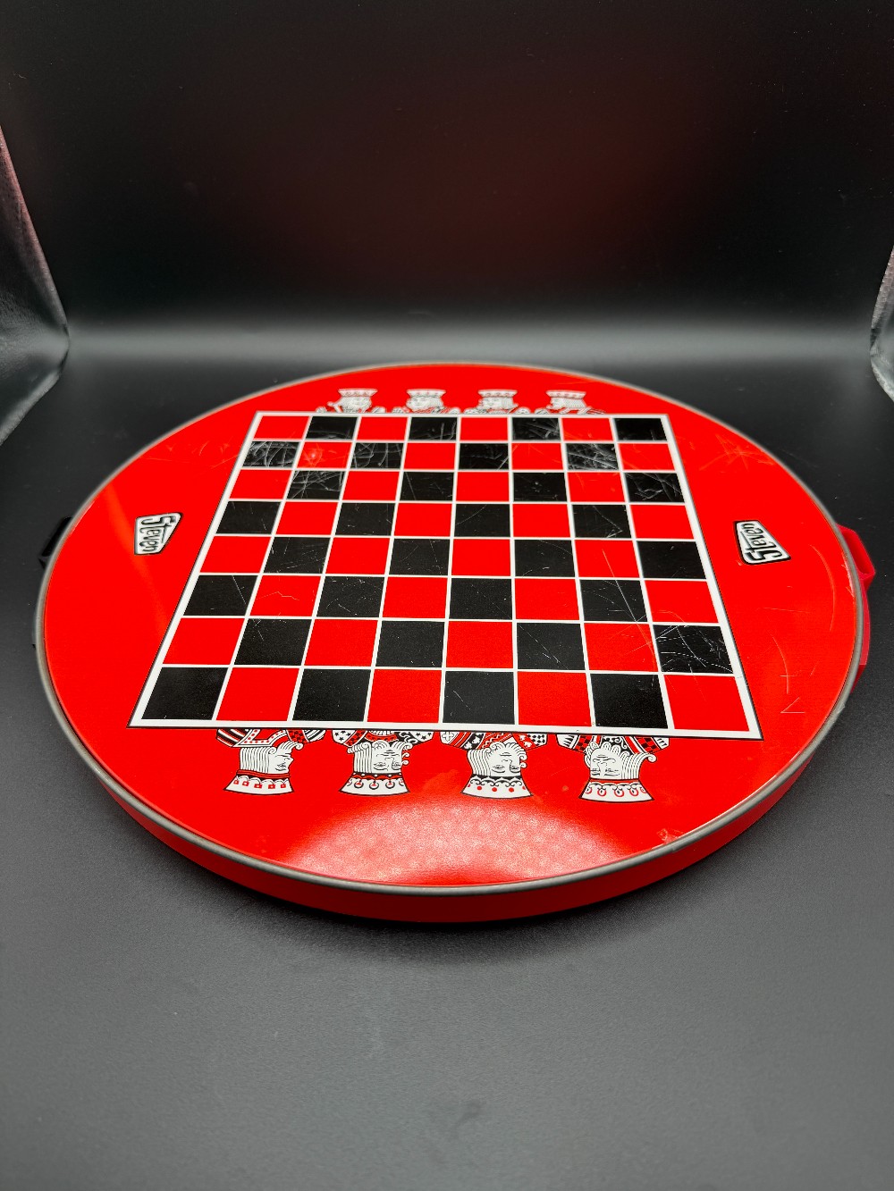 Pixie Chinese Checkers Game Metal Board Steven Mfg. Vintage