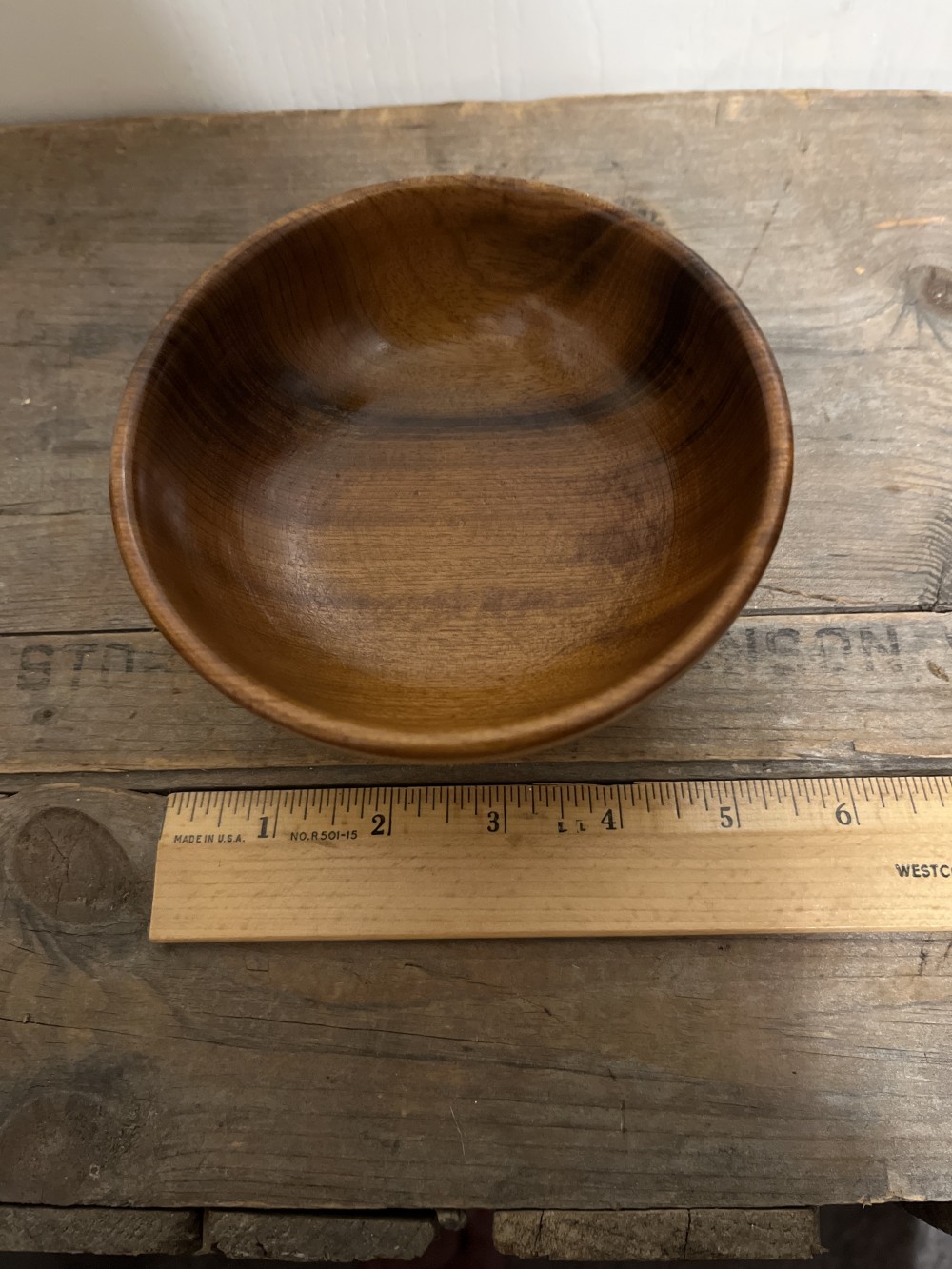 Vtg Ralph Bailey Myrtlewood bowl