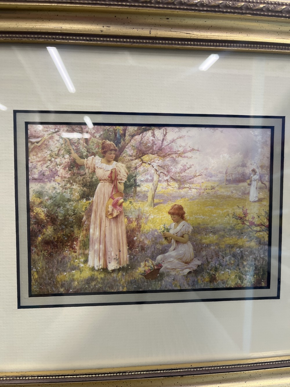 Gold framed art print