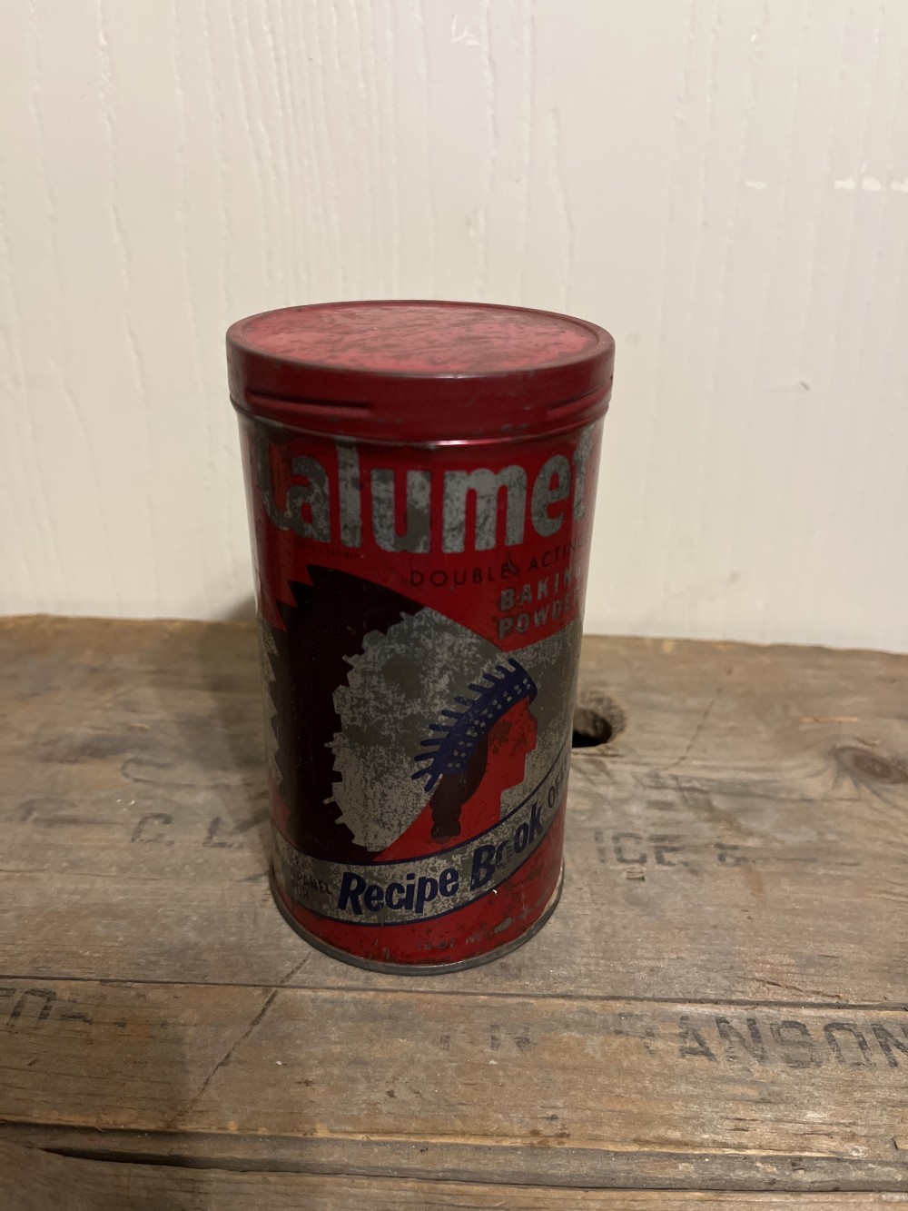 Vtg Calumet Baking Powder tin