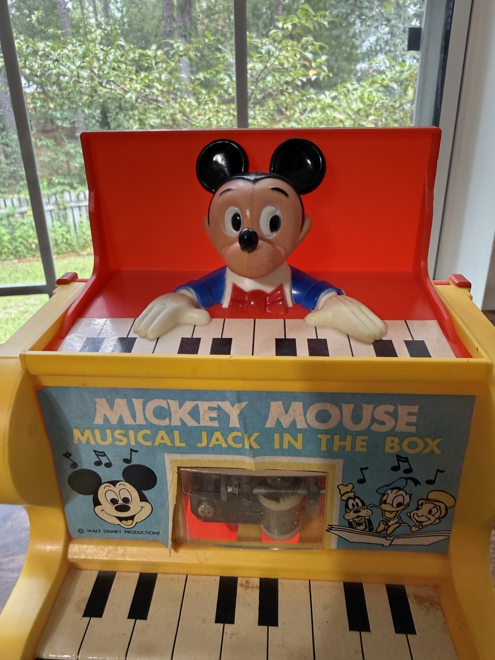 1973 Mickey Mouse Jack in the Box