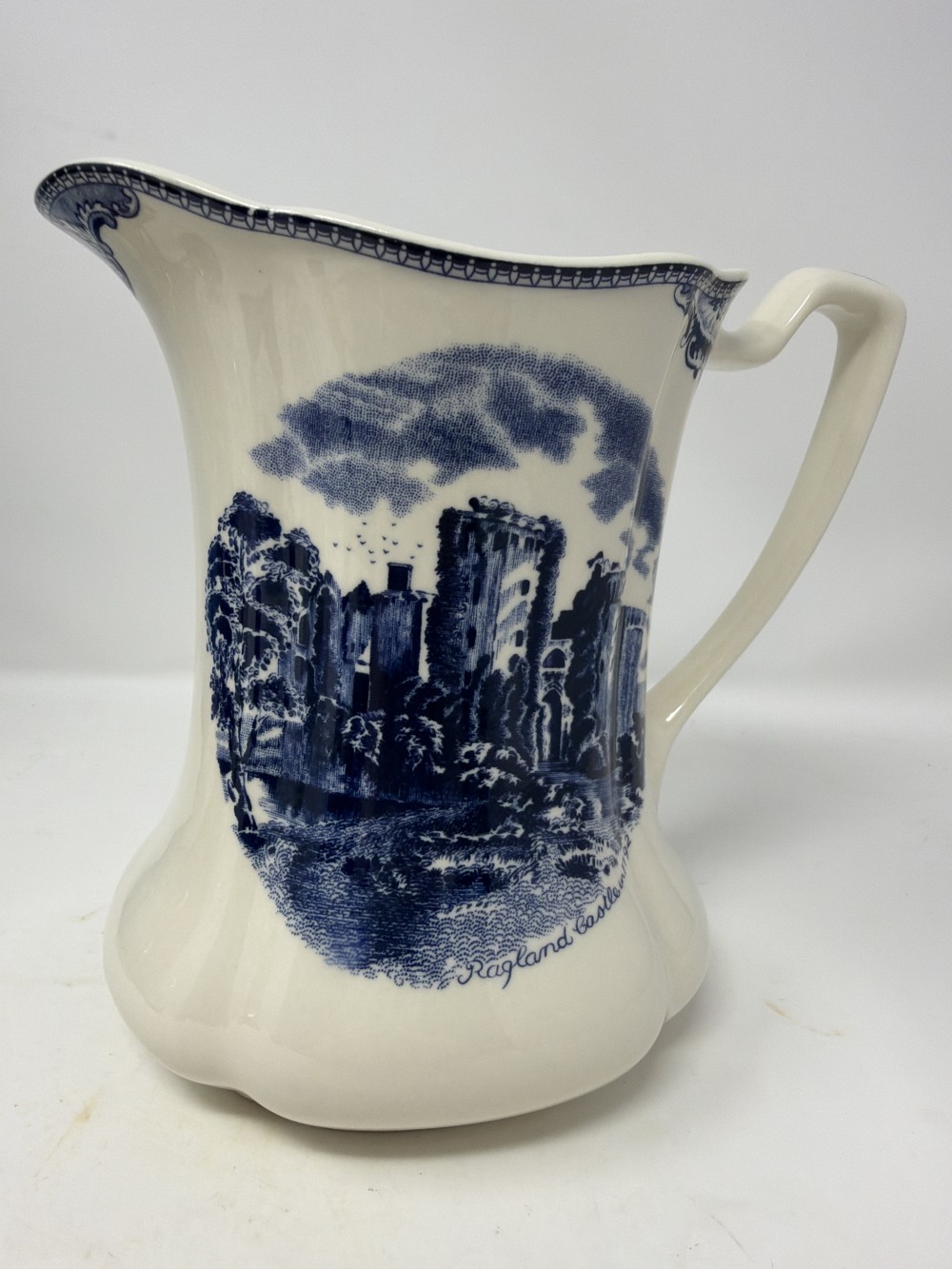 Johnson Brothers Ragland Castle Blue Pitcher