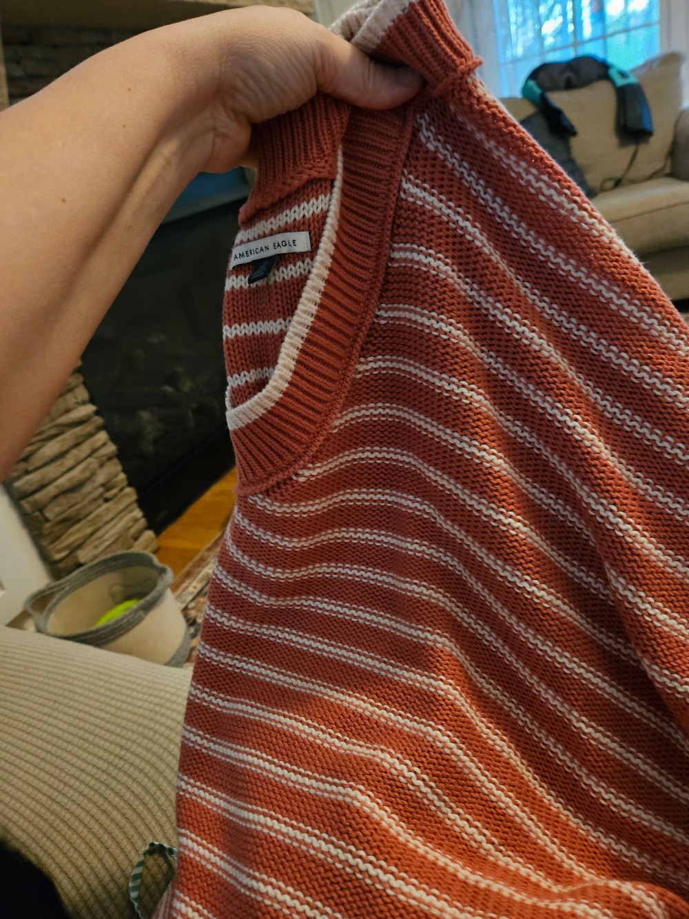 American Eagle stripped sweater
