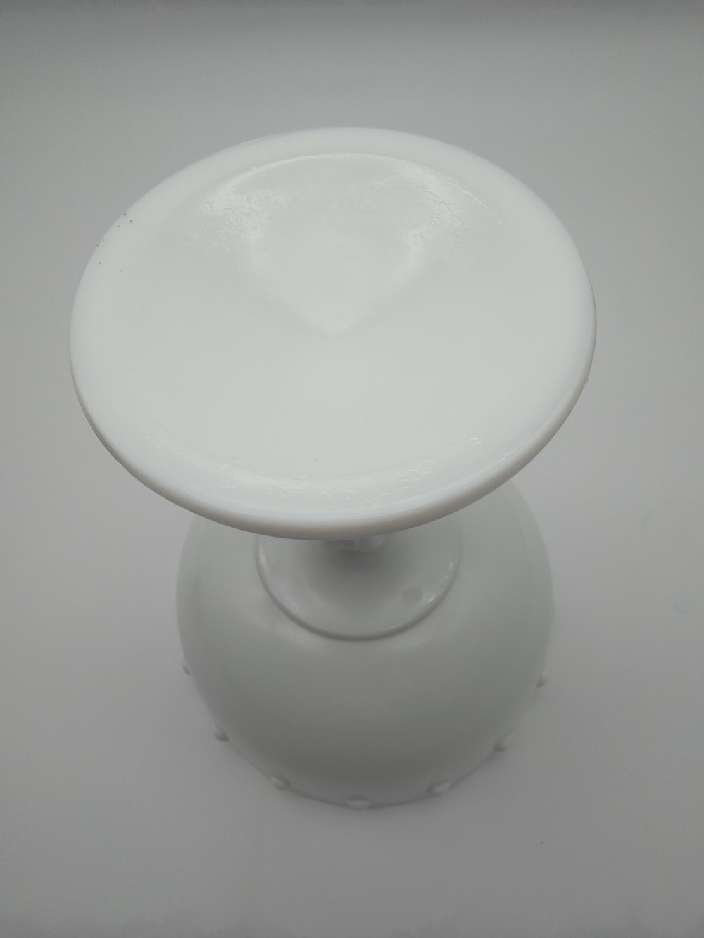 Vtg Milk Glass Pedestal Compote