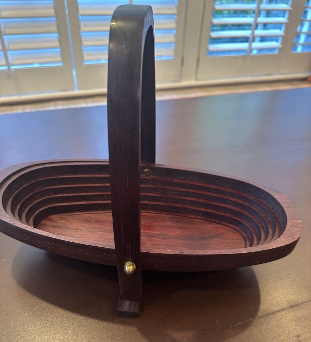 Deep Spring Collapsible Wood Basket