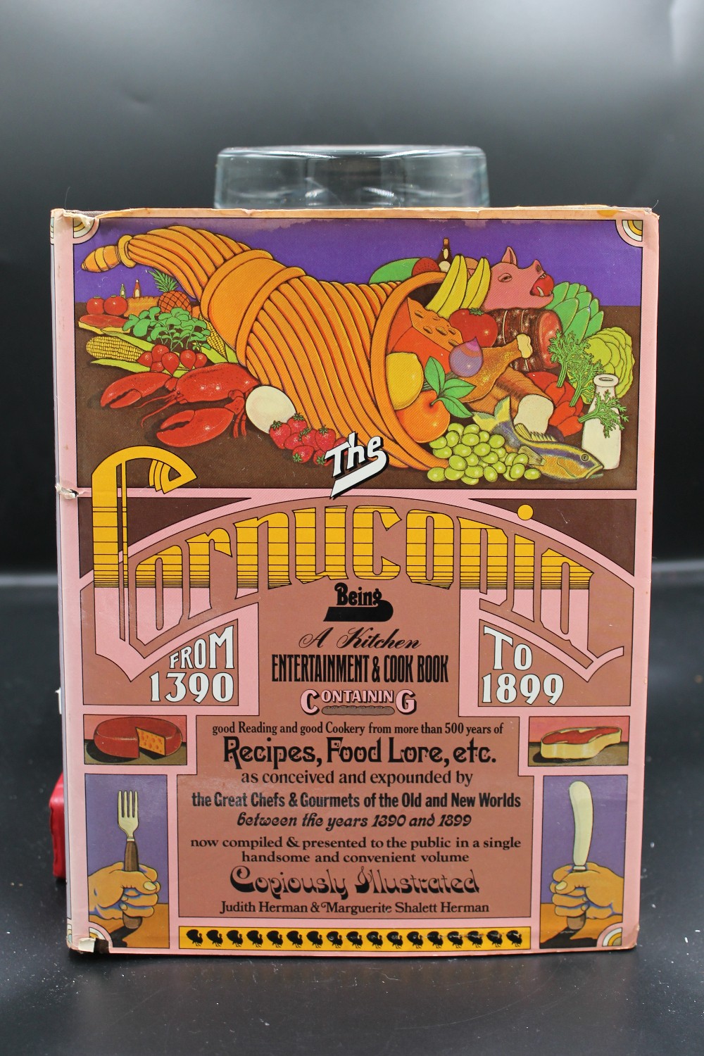 Hardcover Vtg 1973 THE CORNUCOPIA cookbook
