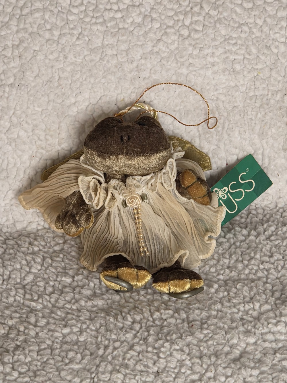 Vintage Russ Berrie Angelique Frog