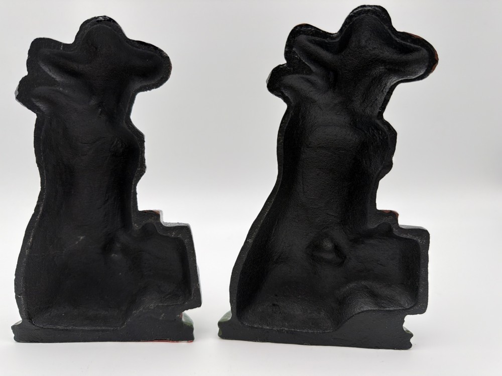 Vintage Cast Iron Golf Bookends