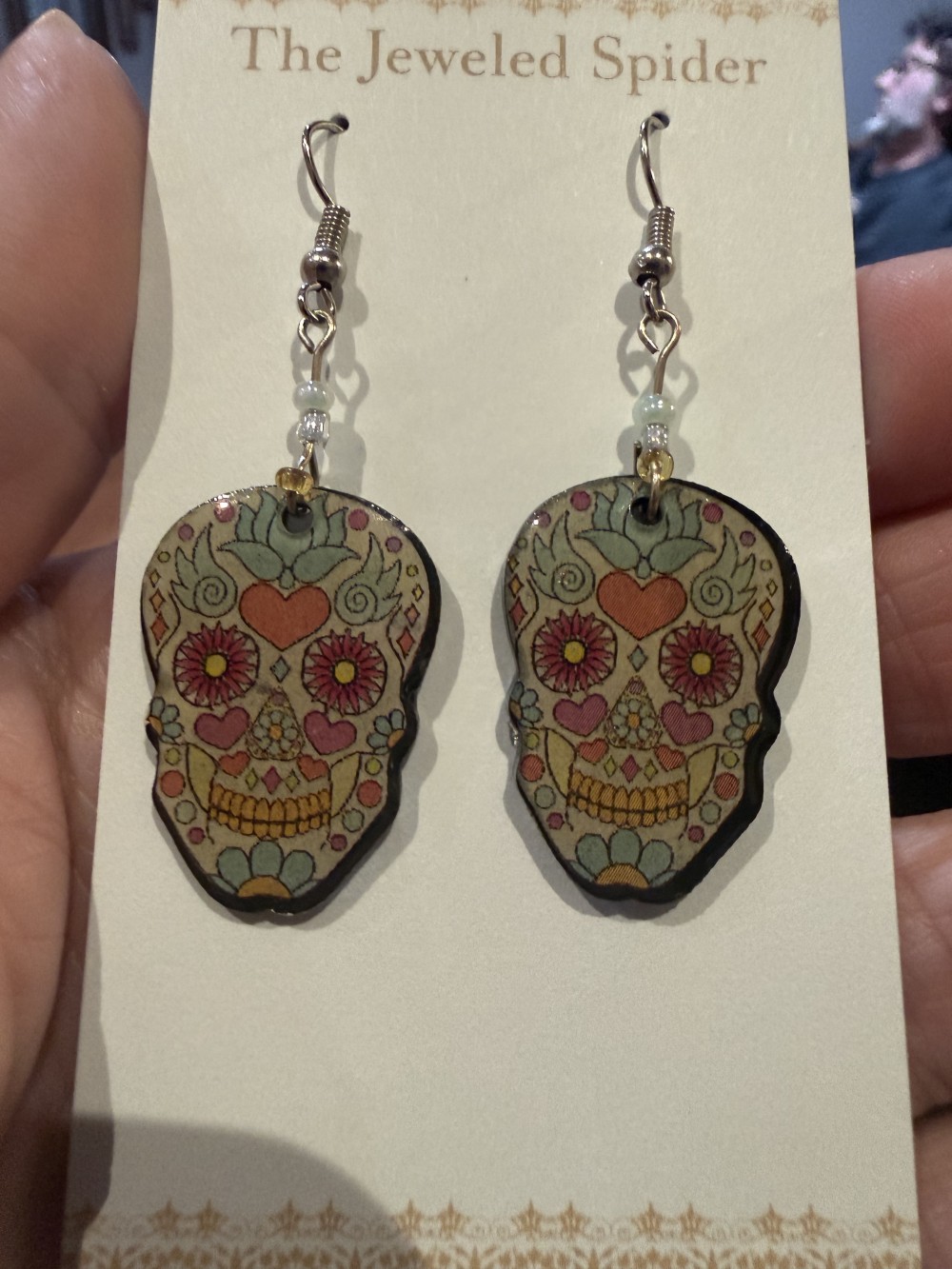 Earrings - Sugar Skull Acrylic