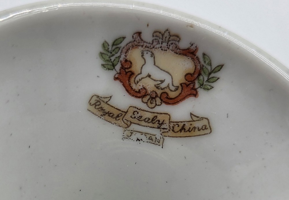1950s Japanese lusterware pedestal candy dish by Royal Sealy China