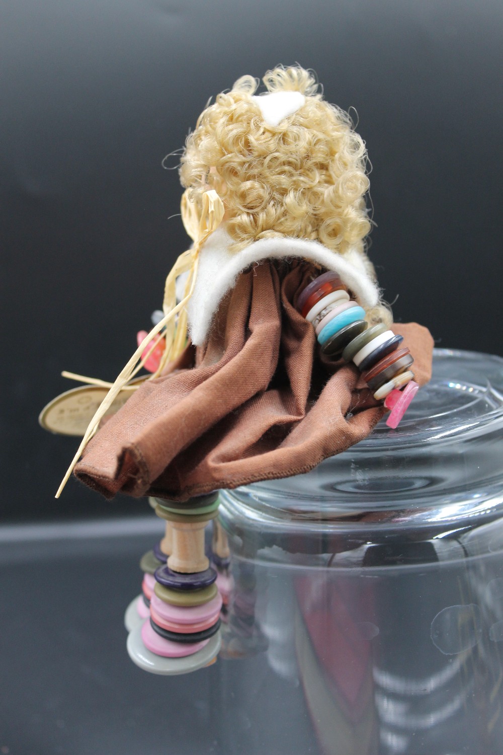 Vtg 1992 Button Babies pilgrim male/female