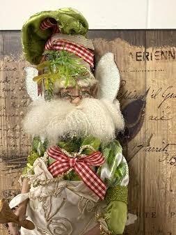 Mark Roberts Kitchen Elf Pixie Doll Cooking with Herbs