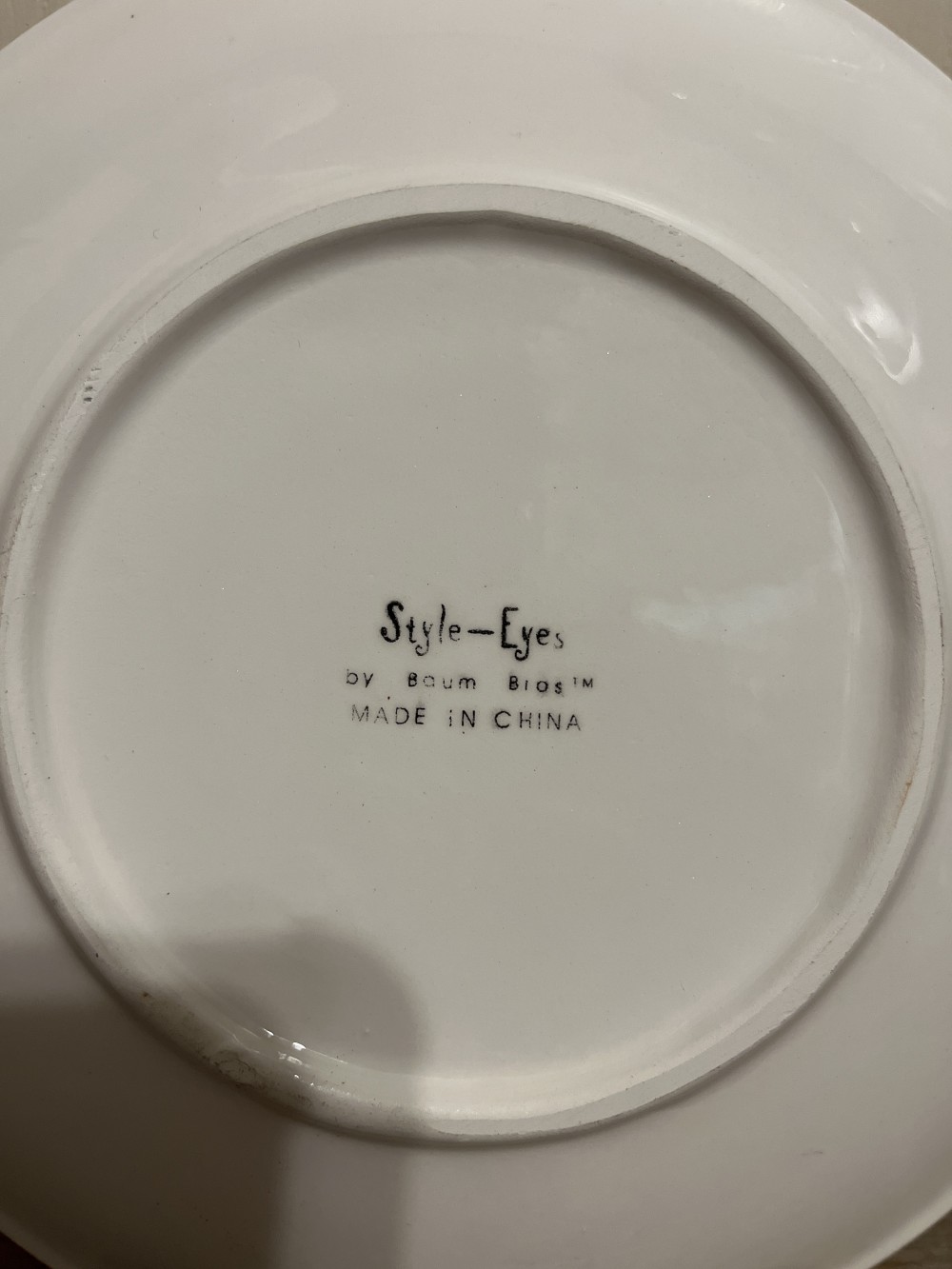 Style Eyes Harvest Plate by Baum Bros