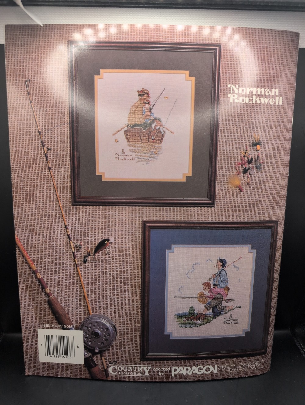 Norman Rockwell country cross-stitch book