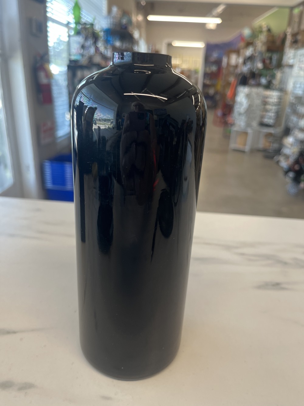 Black amethyst apothecary style base