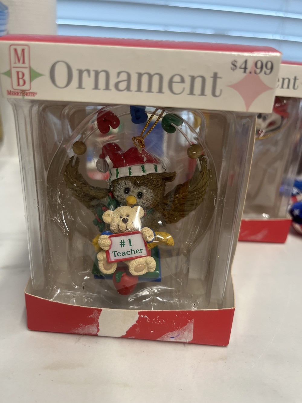 Merry Brite #1 Teacher ornament