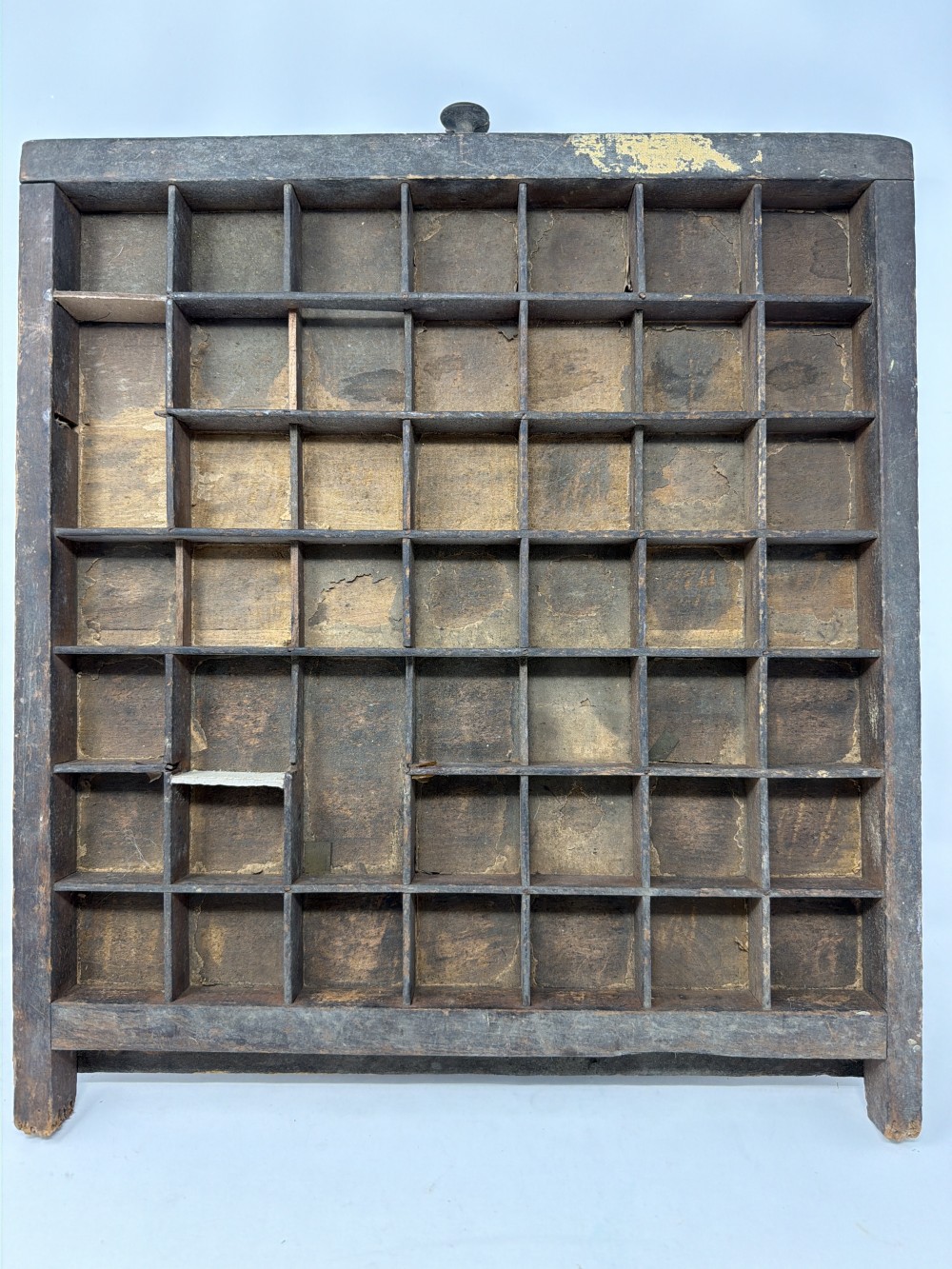 Vintage Wooden Printer’s Tray