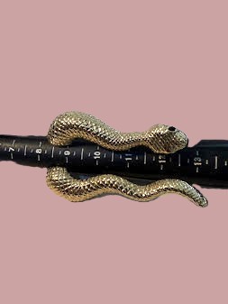Vintage Large Snake Ring Odd Ring and Huge Halloween